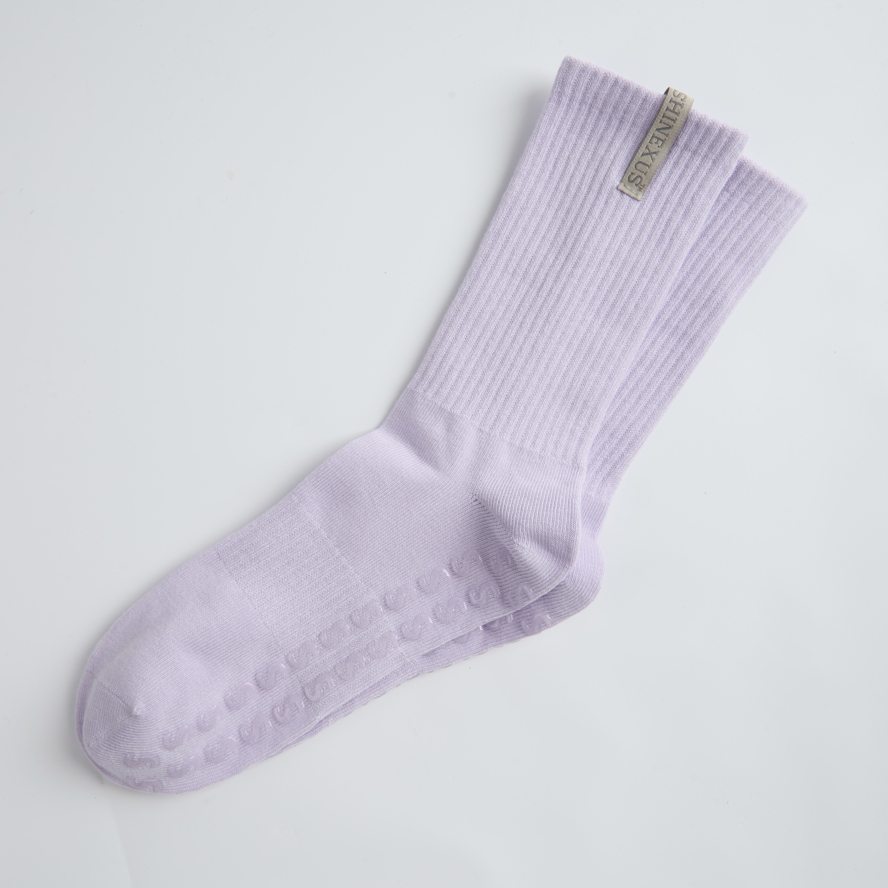Crew grip sock in Frosted Lilac