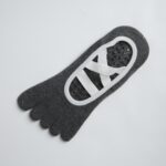 Yoga Toe Grip Sock – Graphite Grey