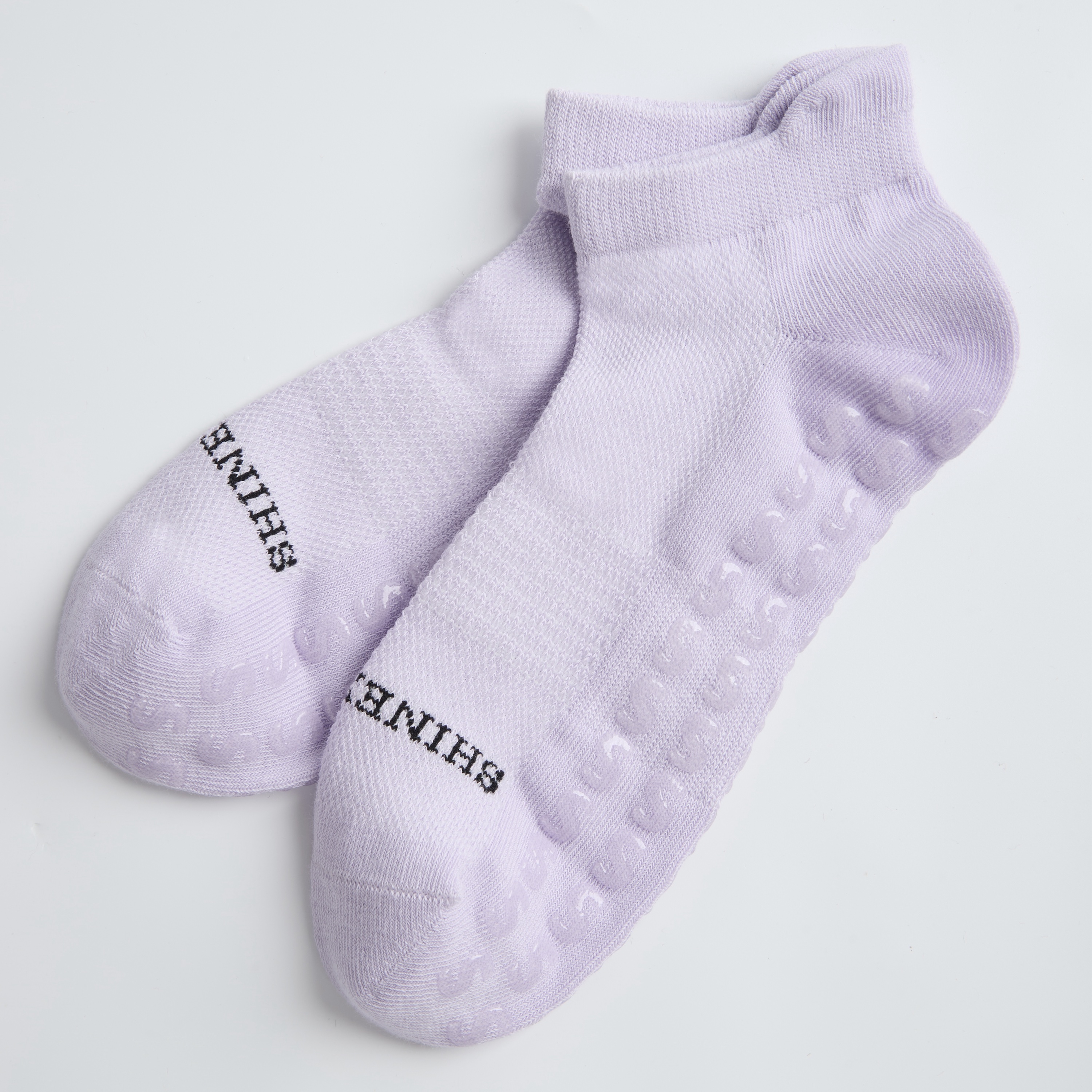 Ankle grip sock in Frosted Lilac