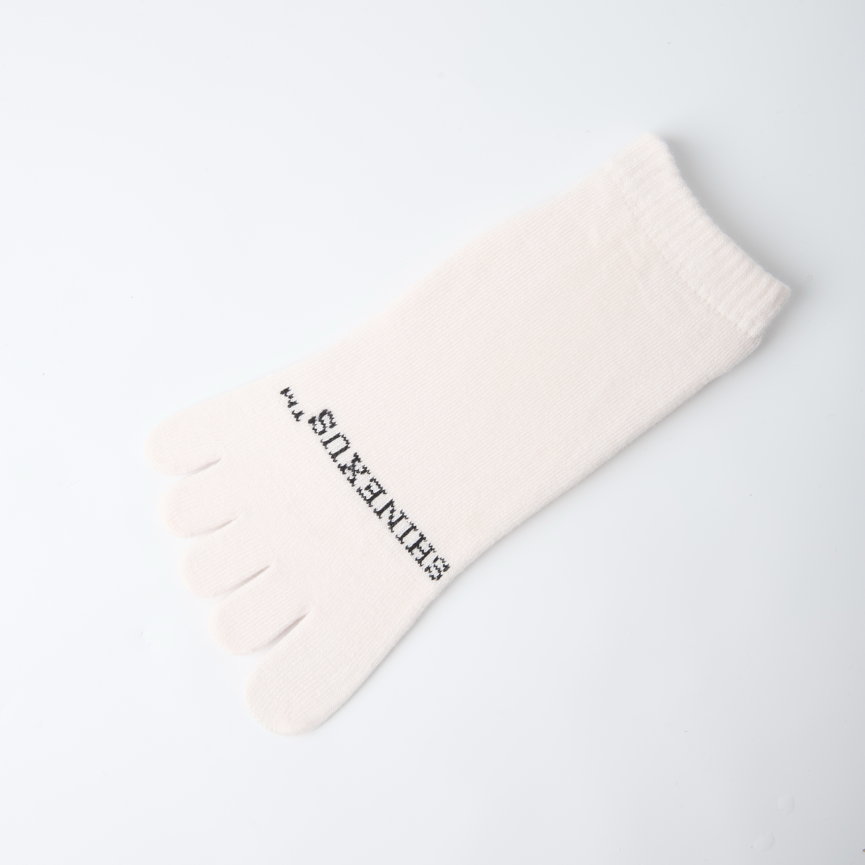 Ankle toe grip sock in Oat Milk