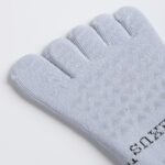 Yoga Toe Grip Sock – Blue Ash - Image 4