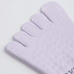 Yoga Toe Grip Sock – Frosted Lilac - Image 4