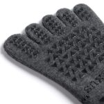 Yoga Toe Grip Sock – Graphite Grey - Image 4