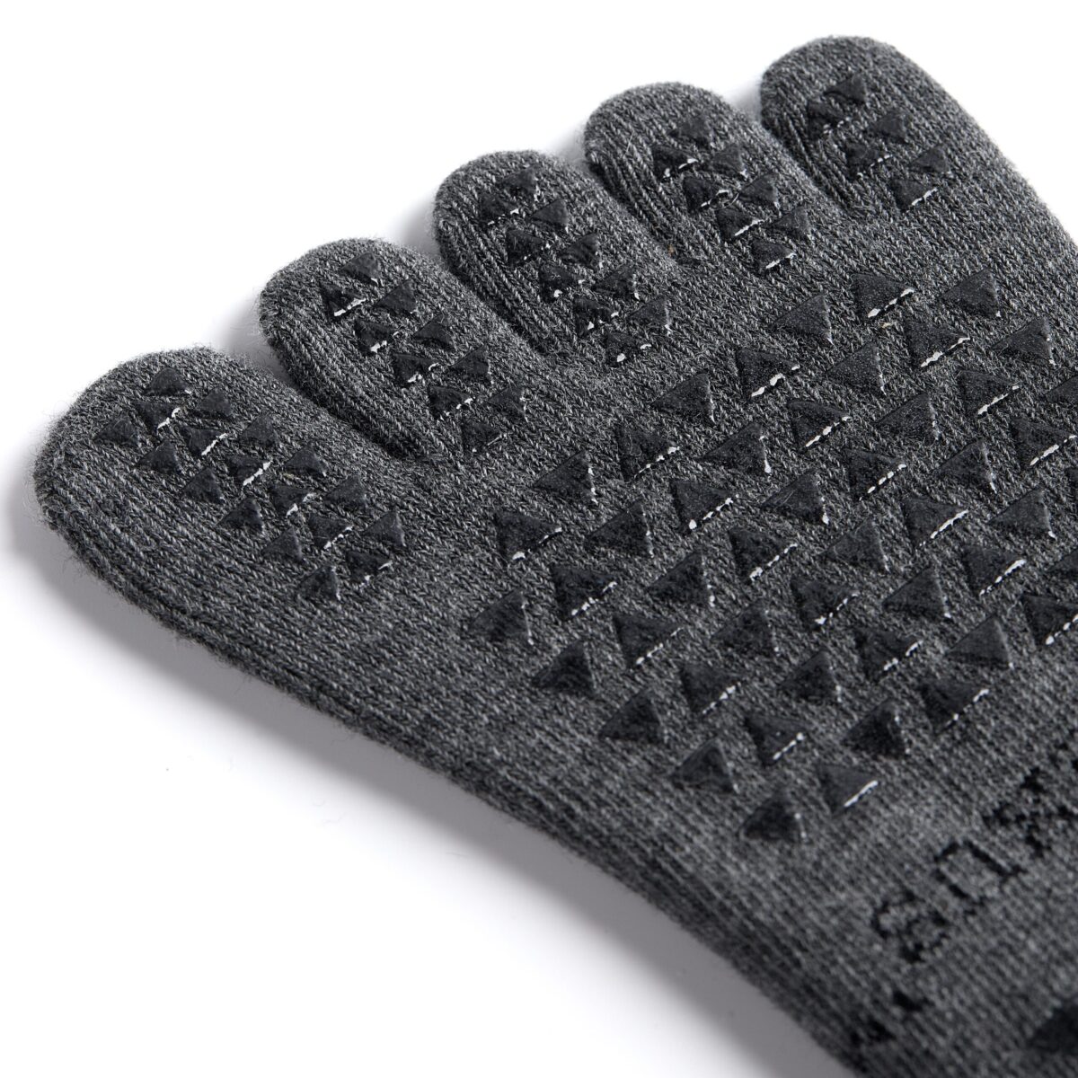 Yoga Toe Grip Sock – Graphite Grey - Image 4