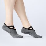 Yoga Grip Sock – Graphite Grey - Image 3