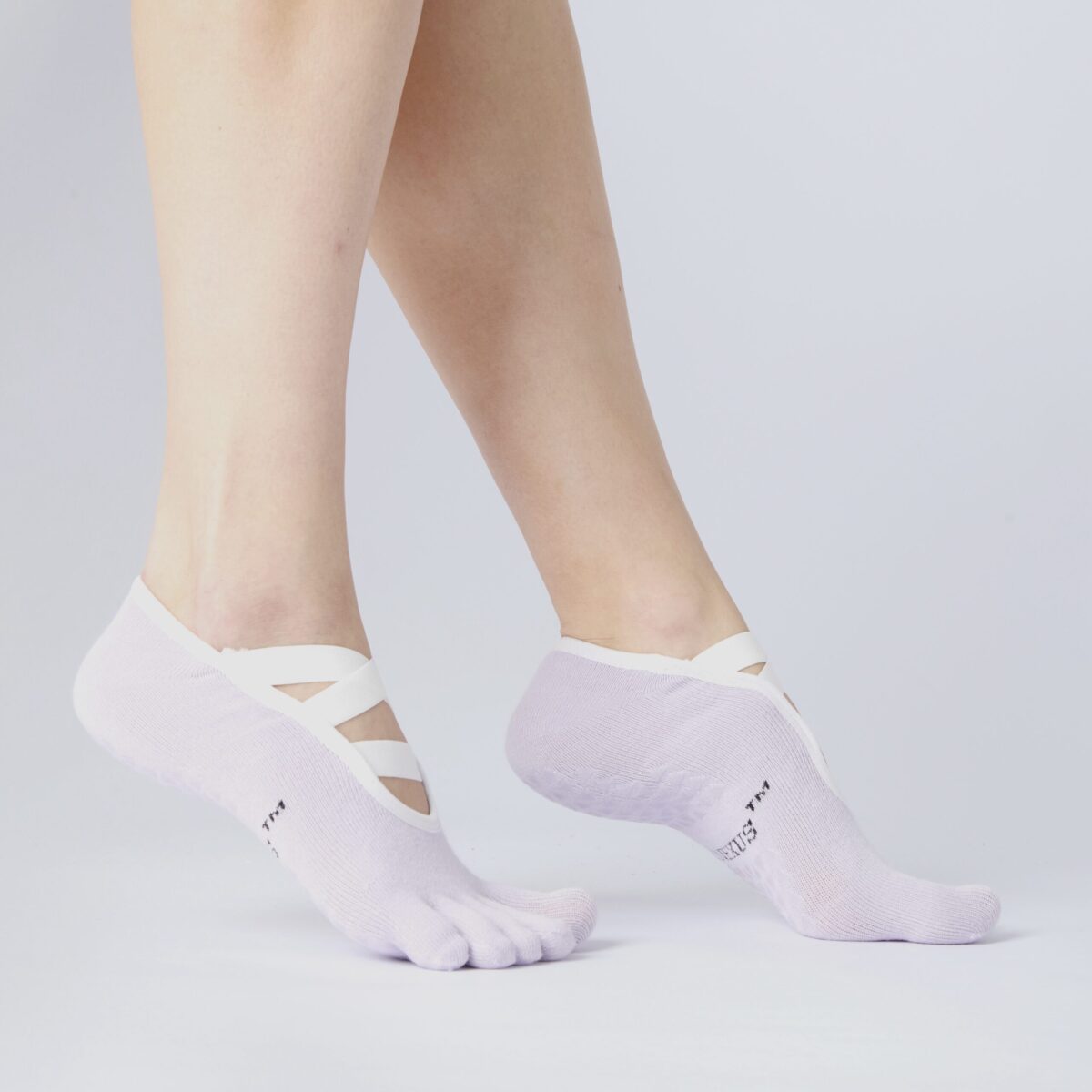 Yoga Toe Grip Sock – Frosted Lilac - Image 3