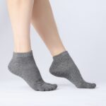 Ankle Toe Grip Sock – Graphite Grey - Image 3