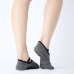 Yoga Grip Sock – Graphite Grey - Image 2
