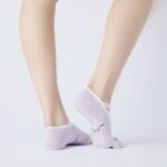 Yoga Toe Grip Sock – Frosted Lilac - Image 2