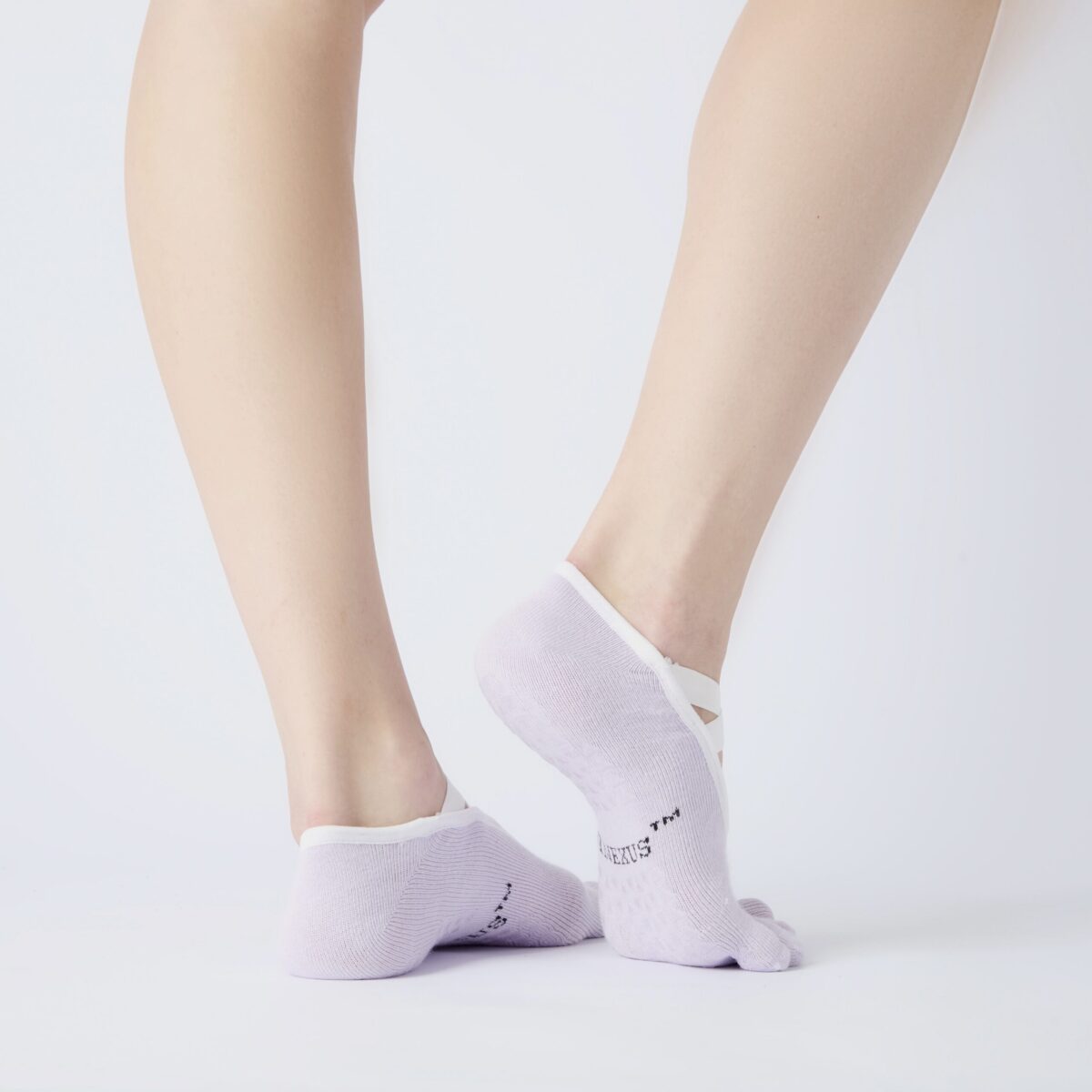 Yoga Toe Grip Sock – Frosted Lilac - Image 2
