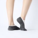 Yoga Toe Grip Sock – Graphite Grey - Image 2