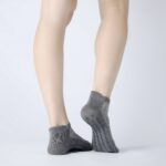 Ankle Grip Sock – Graphite Grey - Image 2