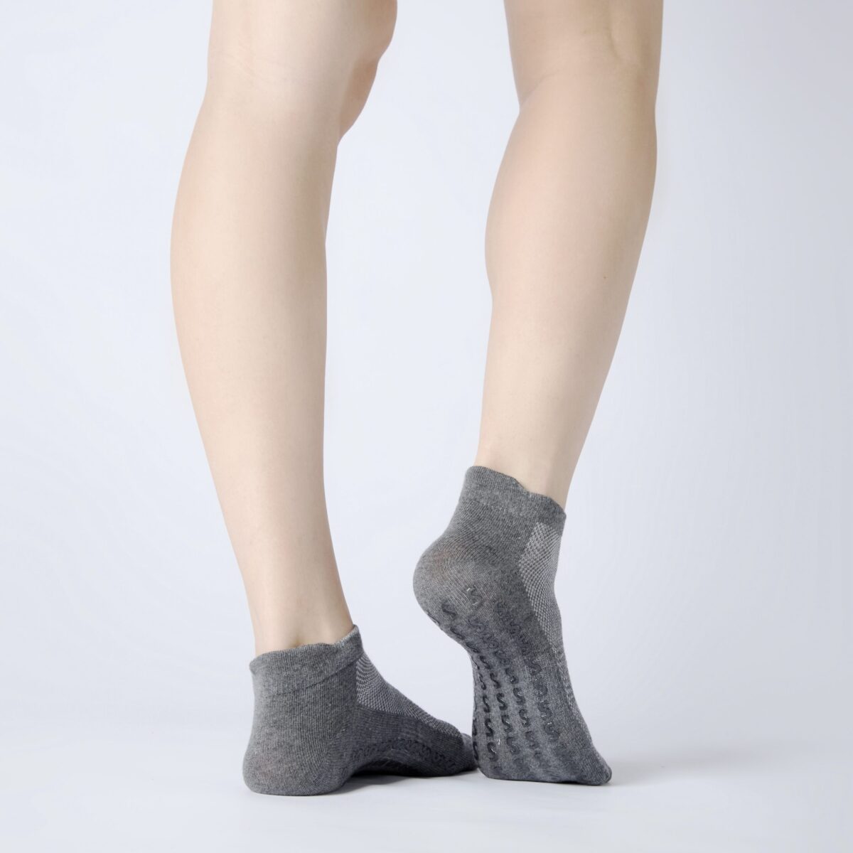 Ankle Grip Sock – Graphite Grey - Image 2
