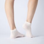 Ankle Grip Sock – Oat Milk - Image 2