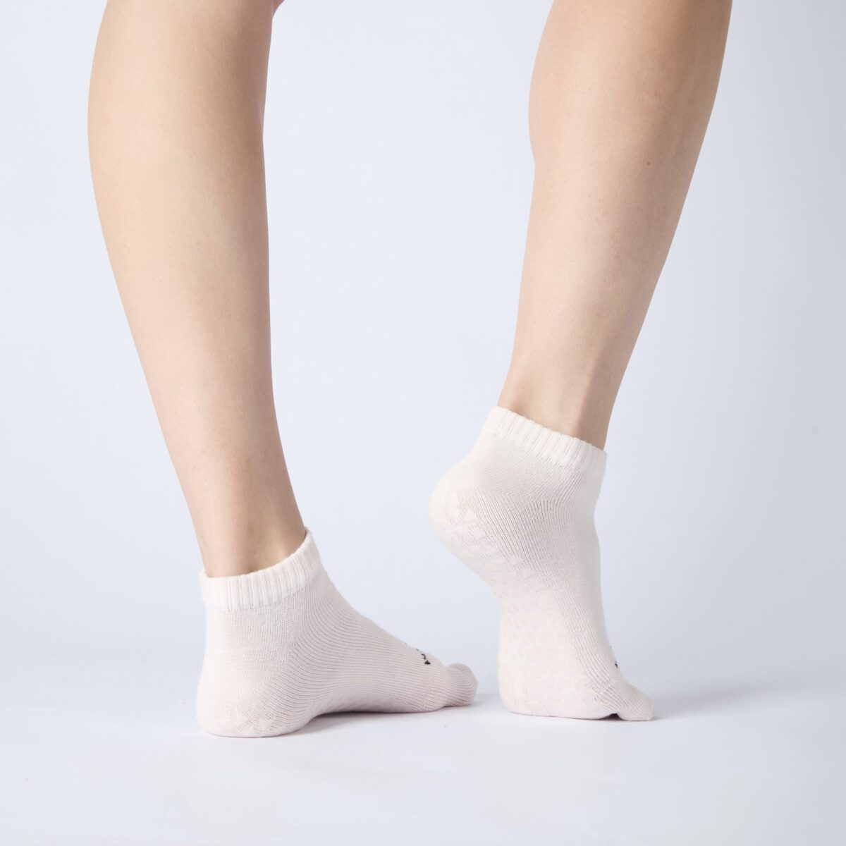 Ankle Grip Sock – Oat Milk - Image 2